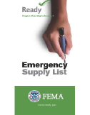 FEMA Ready.gov: Assemble a Go-Kit