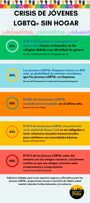 Jóvenes LGBTQ+ sin protección en crisis en Nueva York– Español